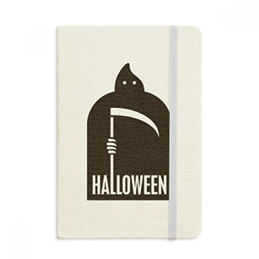 Imagem de Caderno de Halloween preto Azrael oficial de tecido capa dura diário clássico