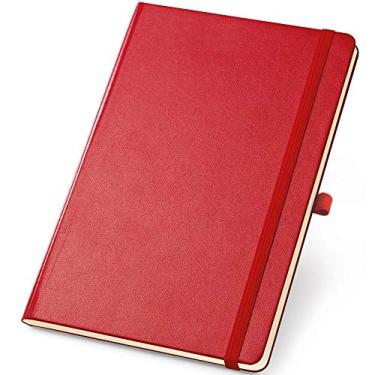 Imagem de Caderneta de Anotações 12x18cm 80 Folhas Sem Pauta (Vermelho)