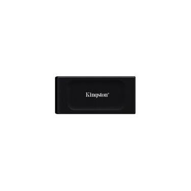 Imagem de SSD Externo Kingston XS1000, 1TB, USB 3.2 Gen 2x2, Portátil, Leitura: 1050 MB/s, Gravação: 1050 MB/s, Preto - SXS1000/1000G