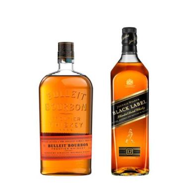 Imagem de Whisky Jw Black Label + Whisky Bulleit - 750ml - Johnnie Walker /Bulle