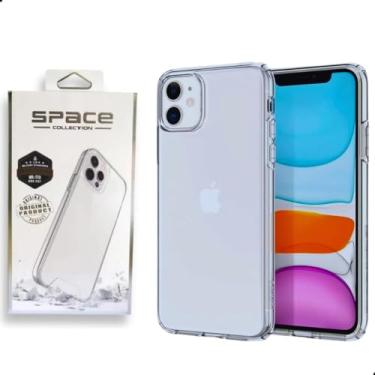 Imagem de BUYMAGAZINE Capinha Transparente Space X Clear Case Rígida Anti Amarelado Anti Scratch Resistente Para iPhone (iPhone 11)