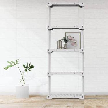 Imagem de Estante Modular 5 Prateleiras Poly Eco Grifit Branca