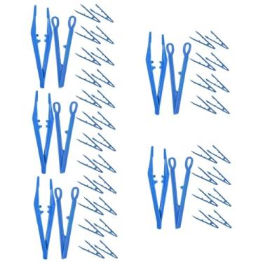 Imagem de Veemoon 100 Peças pinça de plástico adesivos infantis pinças de joias Pinça para artesanato Pinça para jóias exemplos pinças pinça de ponta plana manual fazendo ferramentas Acessórios