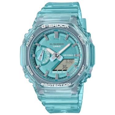 Imagem de Casio Relógio G-Shock GMA-S2100SK-2AD Quartzo Adulto Turquesa 42.9mm 11.2mm Temporizador Calendário Cronógrafo Análogico Homens Jovens Relógio