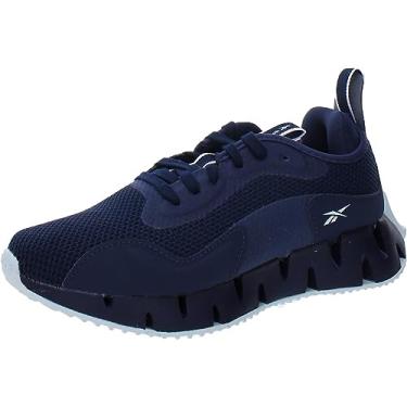 Imagem de Reebok Tênis feminino Zig Dynamica, Vetor azul marinho/vidro azul, 8.5