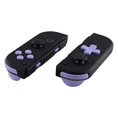 Imagem de Light Violet D-pad ABXY Keys SR SL L R ZR ZL Trigger Buttons Springs, Replacement Full Set Buttons Fix Kits for Nintendo Switch & Switch Oled Joycon (Dpad ONLY Fits for eXtremeRate Joycon D-pad Shell)