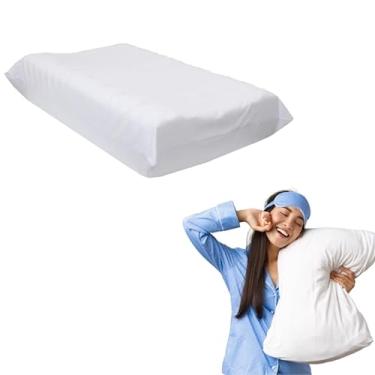 Imagem de Travesseiro Cervical Pillow Magnetico Ortopedico Cor Branco Casca de Ovo