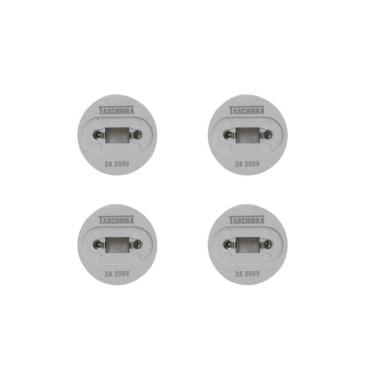 Imagem de Soquete Adaptador Taschibra P/ Lâmpada Tubo Ho R17d/g13 Kit 4 Peças
