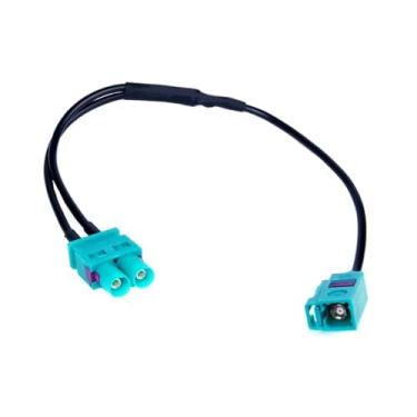 Imagem de 2 to 1 Rad1o Antenna Adapter Double Fakra RNS RCD 510 310 315 210 to RCD330