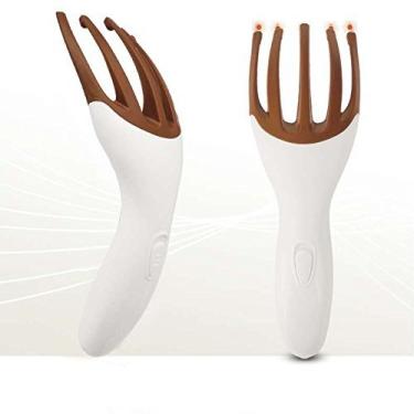 Imagem de MINI MASSAGEADOR PORTATIL COM VIBRAÇÃO PARA PESCOÇO COURO CABELUDO E CABECA ANTI STRESS RECARREGAVEL