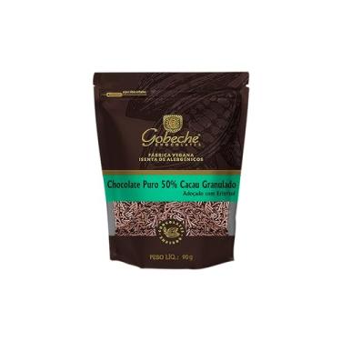 Imagem de Chocolate Puro 50% Cacau Granulado Gobeche - Adoçado com Eritritol - 90g