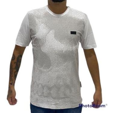 Imagem de Camiseta Especial MCD Skull Digital Branco-Masculino