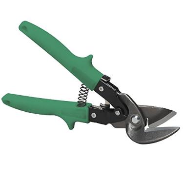 Imagem de Malco M2007 Max2000® 25.4 cm Offset Aviation Snips | 18ga. Capacidade | Recortes de chapa de metal offset | Cortadores de estanho offset | Tesouras de metal (Offset - Corta para a direita, reto e