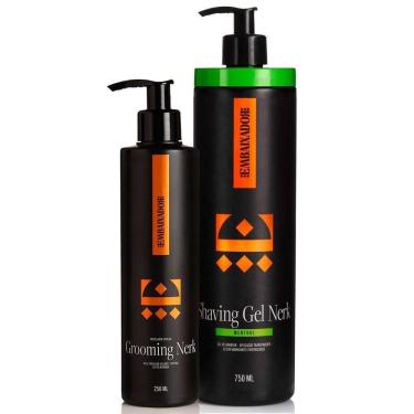 Imagem de Grooming Capilar Nerk + Shaving Gel Nerk Menthol Embaixador 750Ml
