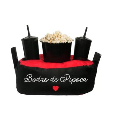 Imagem de Almofada Pipoca Casal - Bodas de pipoca