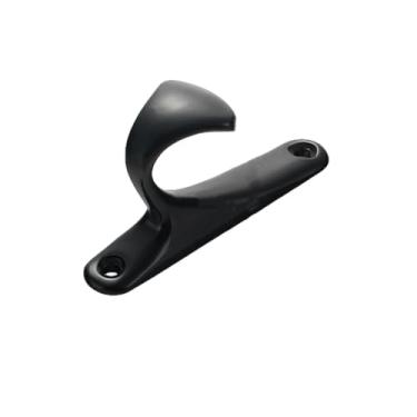 Imagem de Puxador de armário preto de liga de alumínio, estilo sólido, armário de cozinha, puxadores de gaveta, maçaneta de móveis, gancho, b111c, b