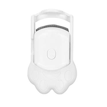 Imagem de Modelador de Cílios Aquecido USB Recarregável de Ondulação Rápida Clipe de Longa Duração Branco para Viajar