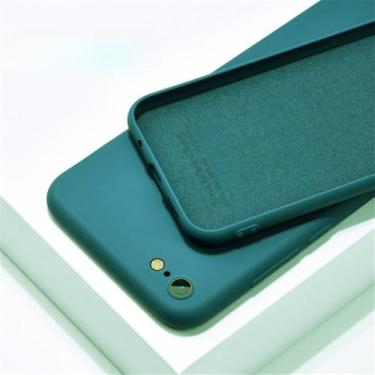 Imagem de Para oneplus 8 9 5t 6t 7 7t pro caso de silicone líquido macio tpu telefone capa para oneplus 5 6 7 10 pro 9 caso, verde escuro, para oneplus ace 2