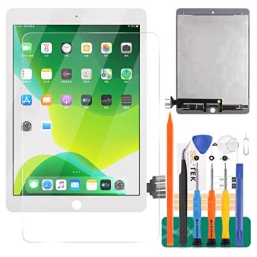 Imagem de Para iPad Pro 9.7 A1673 A1674 A1675 Substituição de tela LCD Display Touch Digitalizador Montagem de vidro sem botão Home