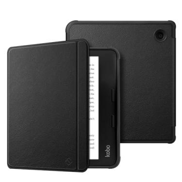 Imagem de Fintie Capa fina para Kobo Libra 2 (versão 2021) - Capa traseira protetora de TPU macio com despertar/hibernar automático para eReader Kobo Libra 2 de 7 polegadas, preta