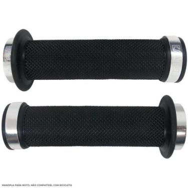 Imagem de Manopla Punho Moto com Trava 125mm Preto - Calypso Diamond