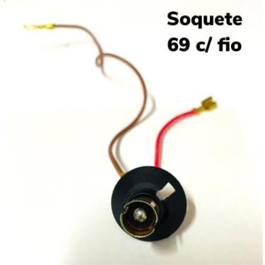 Imagem de Soquete De Farol Automotivo - H4 - h7 - margarida 1polo E 2polo - Ping