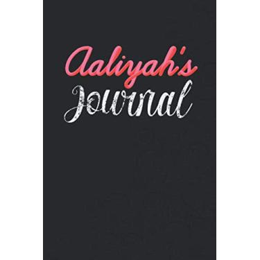 Imagem de Aaliyah's Personalized Journal: Specialized Daily Journal for girls or women named Aaliyah