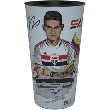 Imagem de Copo do São Paulo Oficial James Rodriguez - Plástico 550ml