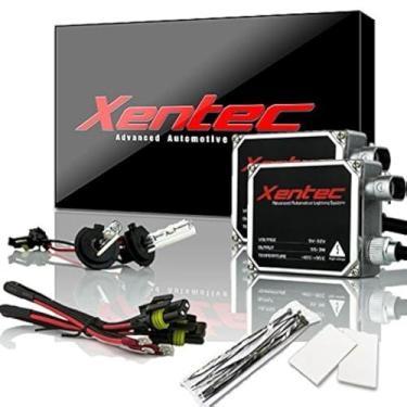 Imagem de Xentec Balastros de tamanho padrão de 55W x 2 pacotes com 2 x lâmpadas de xenon H7 10000K (azul brilhante) offroad