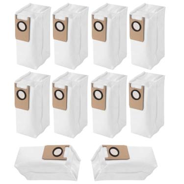 Imagem de Pacote com 10 sacos de pó de substituição compatíveis com aspirador de pó robô Eufy Omni S1 Pro