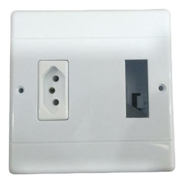 Imagem de Caixa P/ Ar Condicionado + Tomada Sobrepor 20a 2915 Perlex - PERFEX