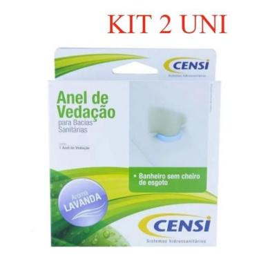 Imagem de 2 Anel De Vedação Com Guia P Vaso Sanitário Universal Censi
