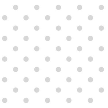 Imagem de Papel De Parede Poa Branco E Bolinhas Cinza Adesivo Lavavel - LRP, Ade