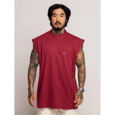 Imagem de Regata Oversized Thpe Premium  - Thpe Store, Vinho, GG