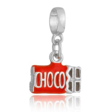 Imagem de Berloque Barra Chocolate Banhado a Prata 925 - Work Semijoias