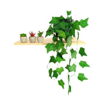 Imagem de Arranjo de Trepadeira artificial em Vaso de Plástico Melamina Preto - 