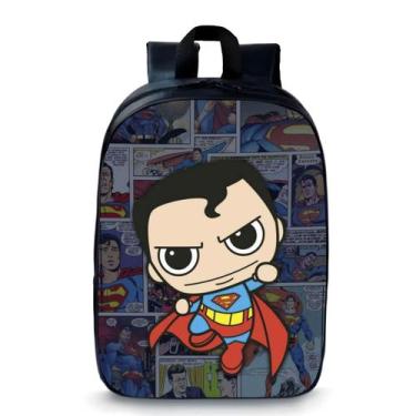 Imagem de Mochila Escolar Pequena Bolsa Pré Escolar Infantil Super Heróis Geek S