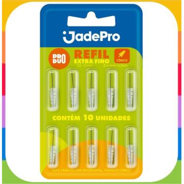 Imagem de Refil Cônico Extra Fino para Escova Interdental JADEPRO (10 unidades)