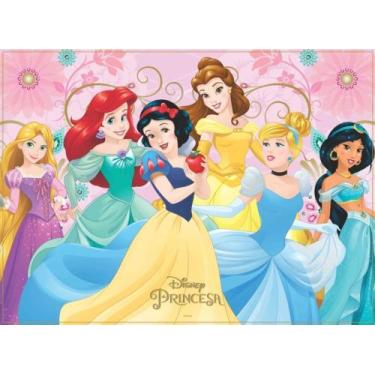 Imagem de Painel De Tnt Decoração Princesas1,40 X 1,00 M - PIFFER