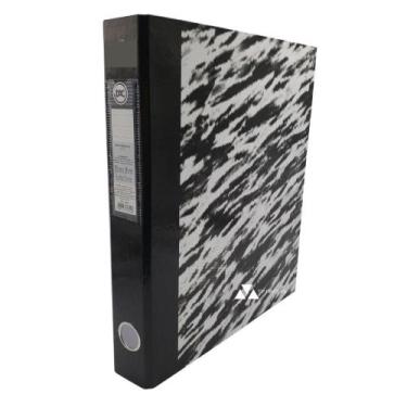 Imagem de Kit Pasta Registrador Fichario Oficio Estreito Lombo 50Mm - DAC