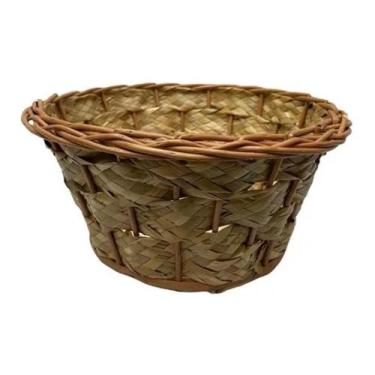 Imagem de Cesto Cachepo Vime Claro Especial Decoração 15x21x31 Ref.858 - FLORA F