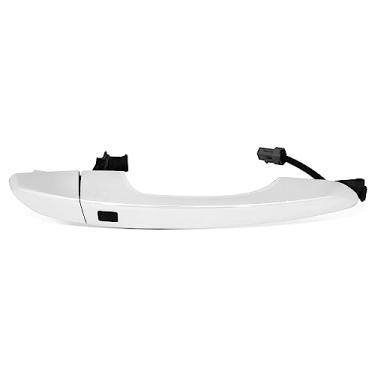 Imagem de DNA MOTORING Maçaneta externa frontal direita compatível com Hyundai Tucson 16-21, sem buraco de fechadura, cromado, OEM-DHO-01227