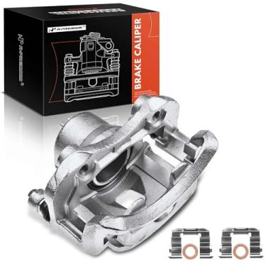 Imagem de A-Premium Conjunto de pinça de freio a disco com suporte compatível com modelos selecionados Nissan - Sentra 2000 2001 2002 2003 2004 2005 2006, L4 1,8L - Lado do passageiro dianteiro direito