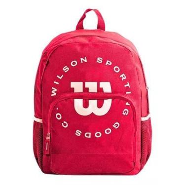 Imagem de Mochila Wilson Urban Notebook Sport Reforçada Vermelha