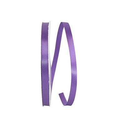 Imagem de Reliant Ribbon Fita de cetim Allure Sfs de face única, 3/8 polegadas X 100 jardas, ametista