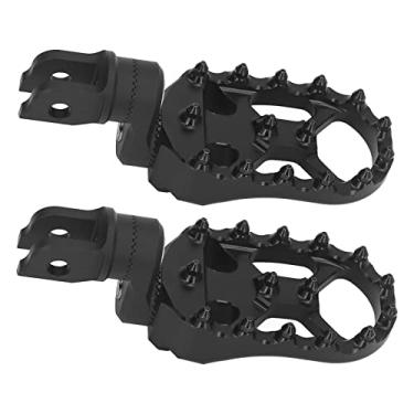 Imagem de Pedal Dianteiro Mot, Pegs Portoot, 2 Peças Apoio para Os Pés Dianteiro da Motocicleta L Suporte do Pedal Direito Pegor F900R F900XR 2020-2022 Preto (Preto)