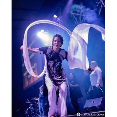 Imagem de Fita larga em seda pura - Praise The Lord