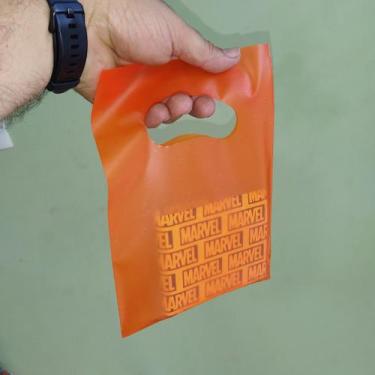 Imagem de 50 Sacolas Plásticas 1º linha alta densidade  -  tratadas para impress