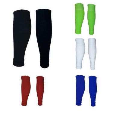 Imagem de Kit 6 Pares Canelito Meião Cortado Compressão Fitnes Futebol - BBH, 3 