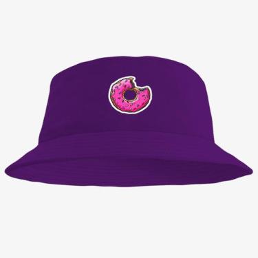 Imagem de Chapéu Bucket Hat Estampado Bolacha - MP Moda Masculina, Único, Roxo